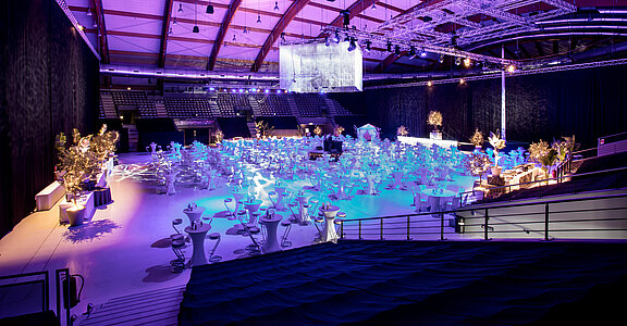 Die beeindruckende Architektur und die vielfältigen Bespielbarkeiten sind optimal auf die heutigen Anforderungen eines Events abgestimmt.